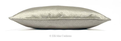 Sahco Dumas Luxury Designer Plain Cream Grey Textured Satin Cushion Pillow Cover