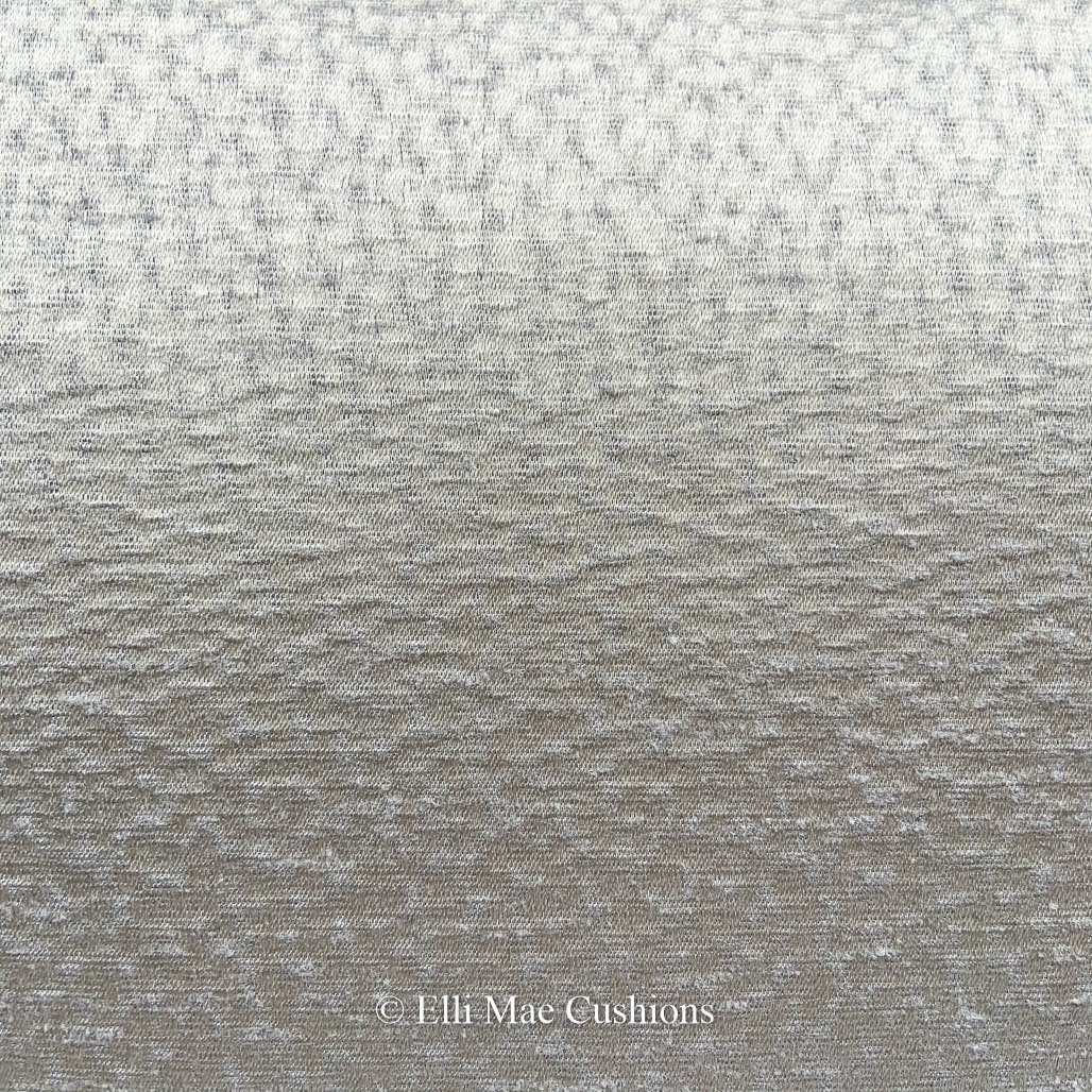 Sahco Dumas Luxury Designer Plain Cream Grey Textured Satin Cushion Pillow Cover