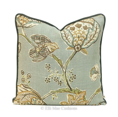 William Morris Theodosia Luxury Designer Grey Vintage Cushion Throw Sofa Pillow Cover