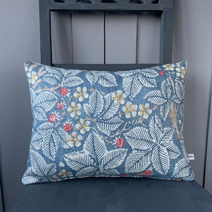 William Morris Luxury Designer Bramble Red Blue Vintage Cushion Pillow Sofa Cover