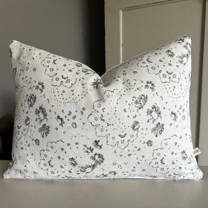 Cabbages and Roses New Penny Charcoal White Vintage Shabby Chic Cushion Pillow Cover