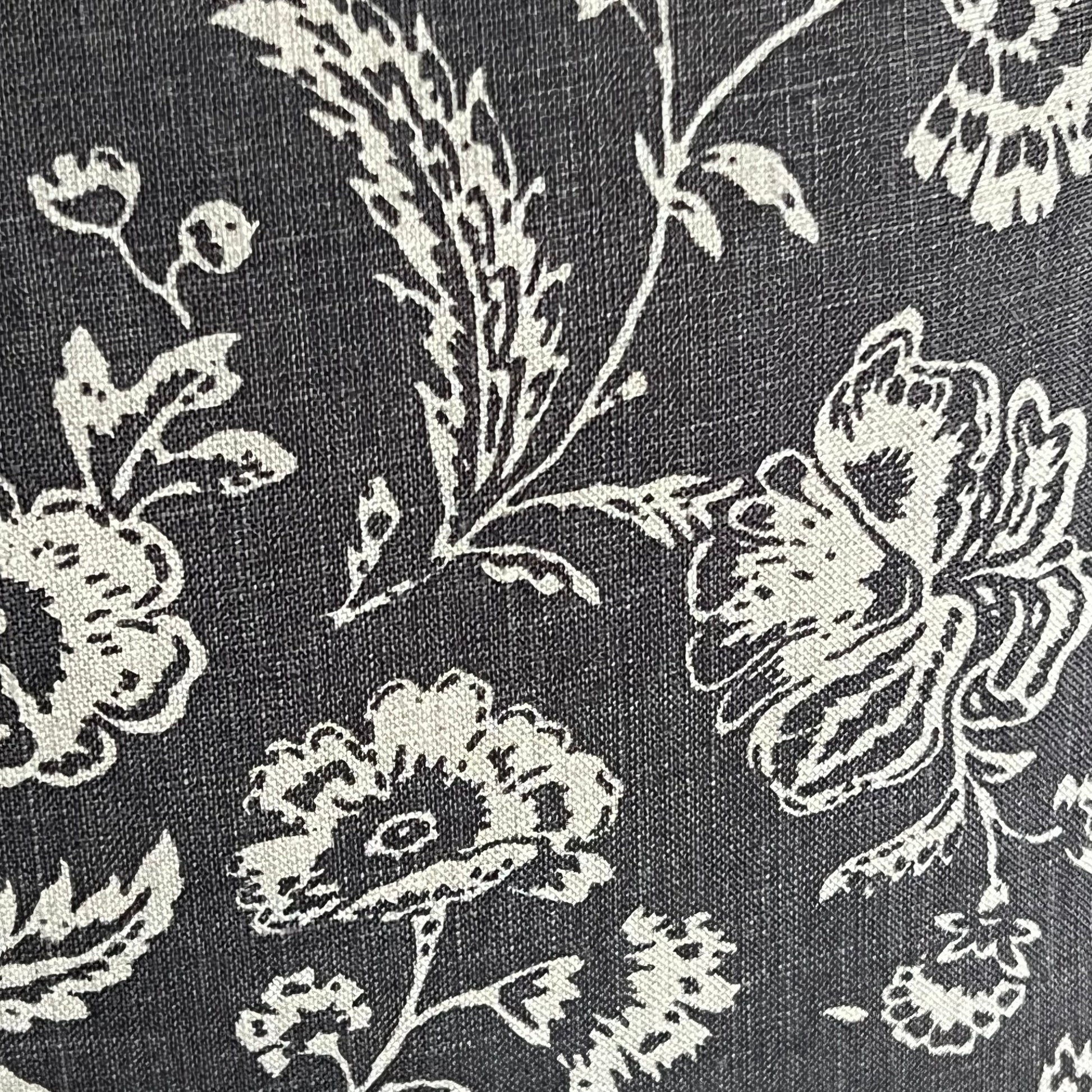 Cabbages and Roses French Toile Charcoal Vintage Shabby Chic Cushion Cover