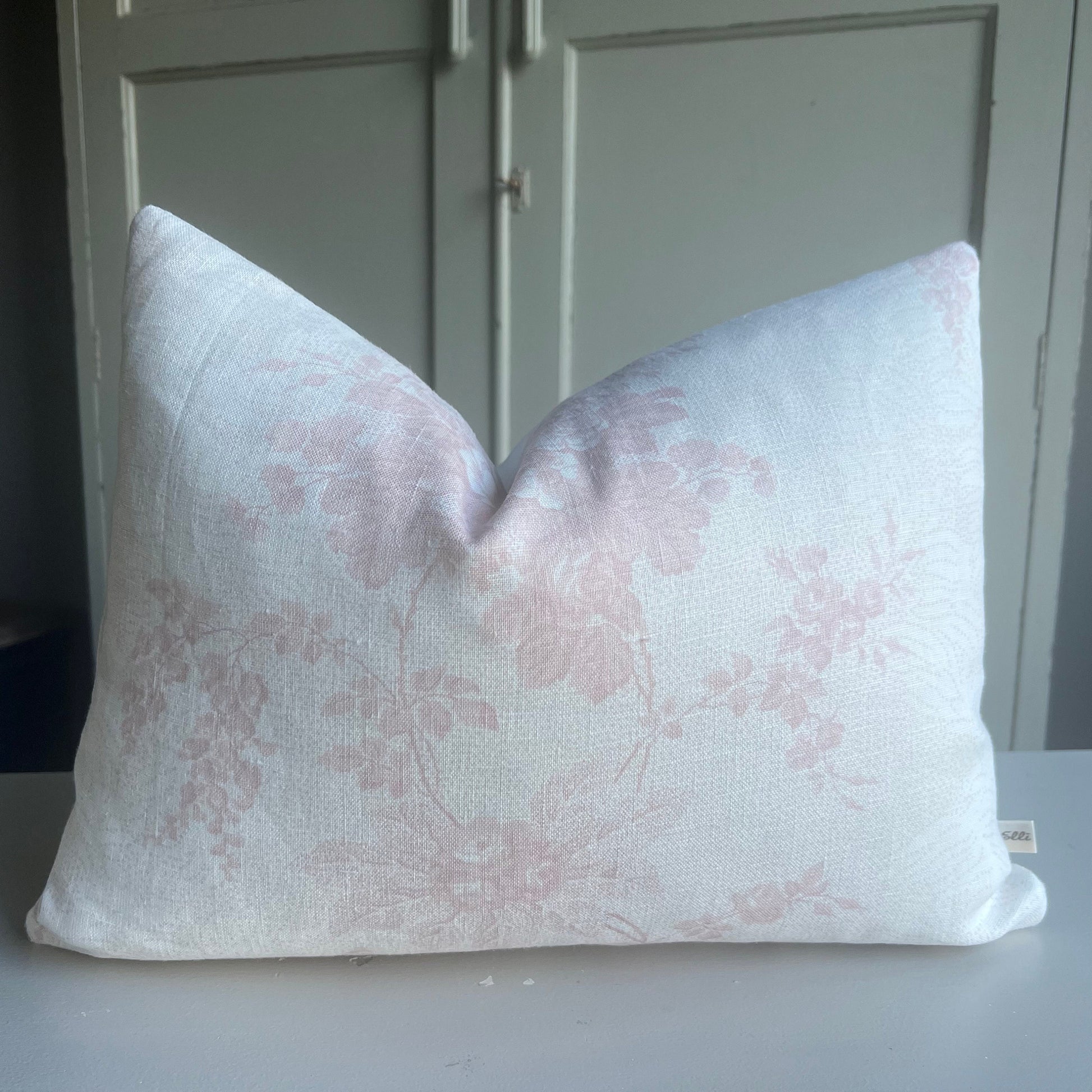 Luxury Designer Cabbages and Roses Charlotte Rose Pink Cushion Pillow Cover