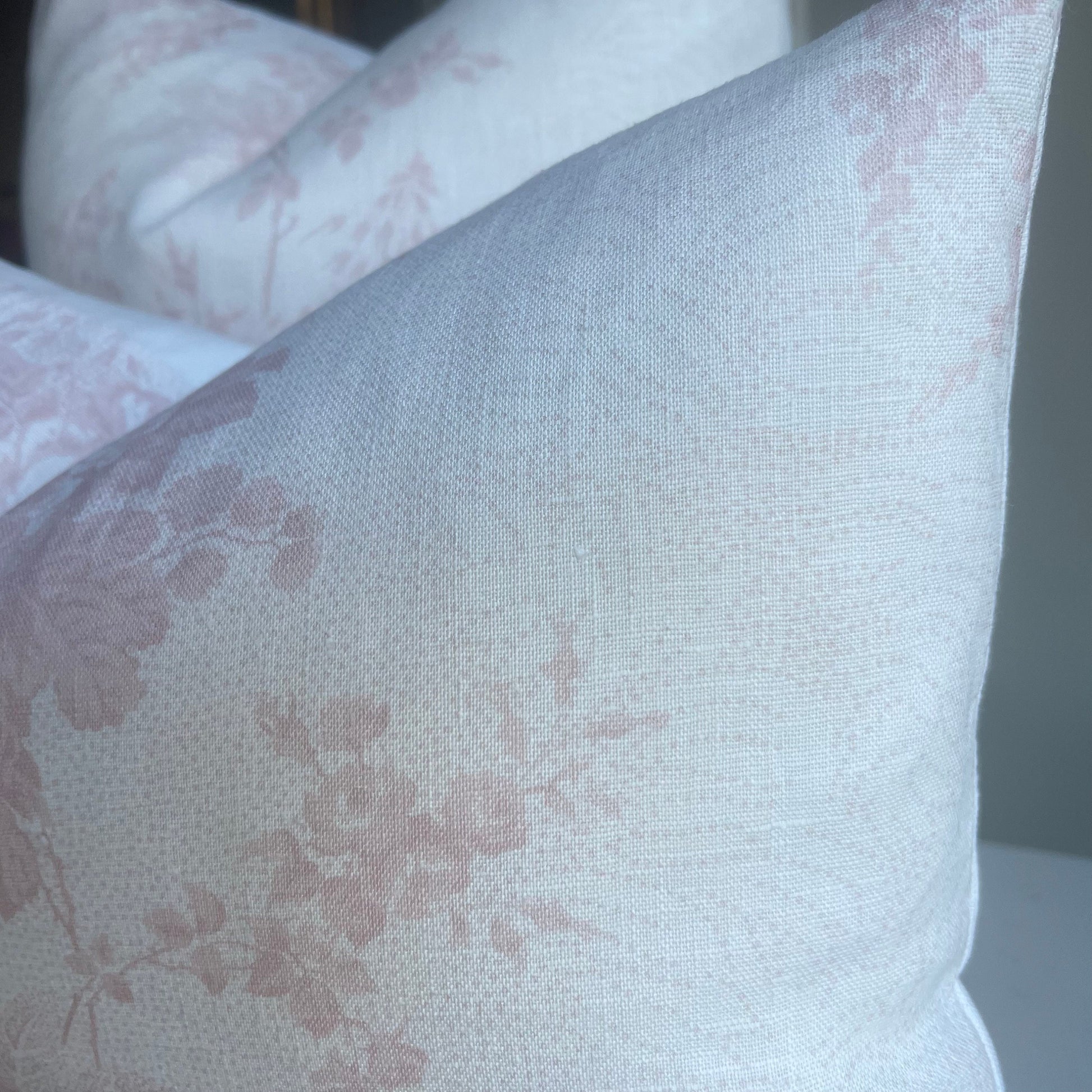 Luxury Designer Cabbages and Roses Charlotte Rose Pink Cushion Pillow Cover