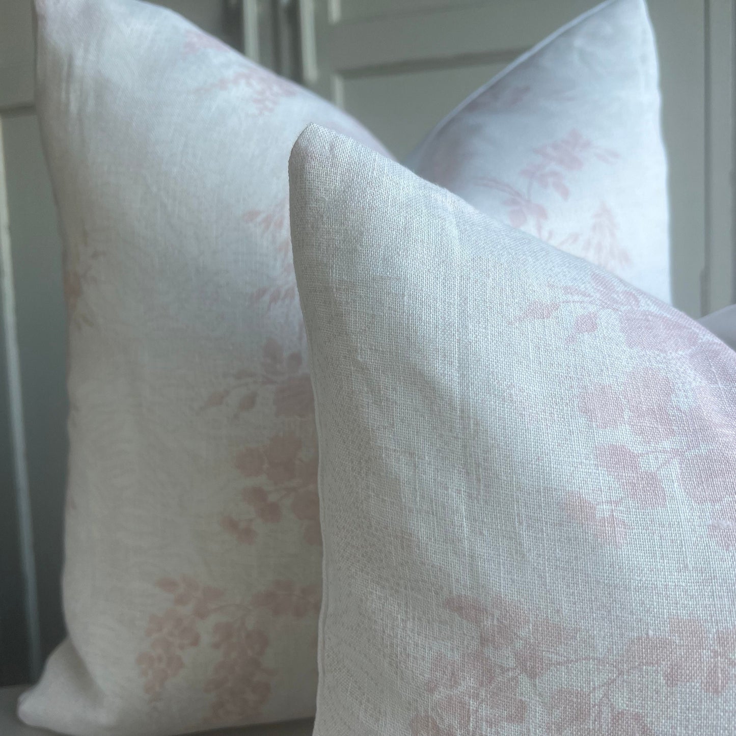 Luxury Designer Cabbages and Roses Charlotte Rose Pink Cushion Pillow Cover