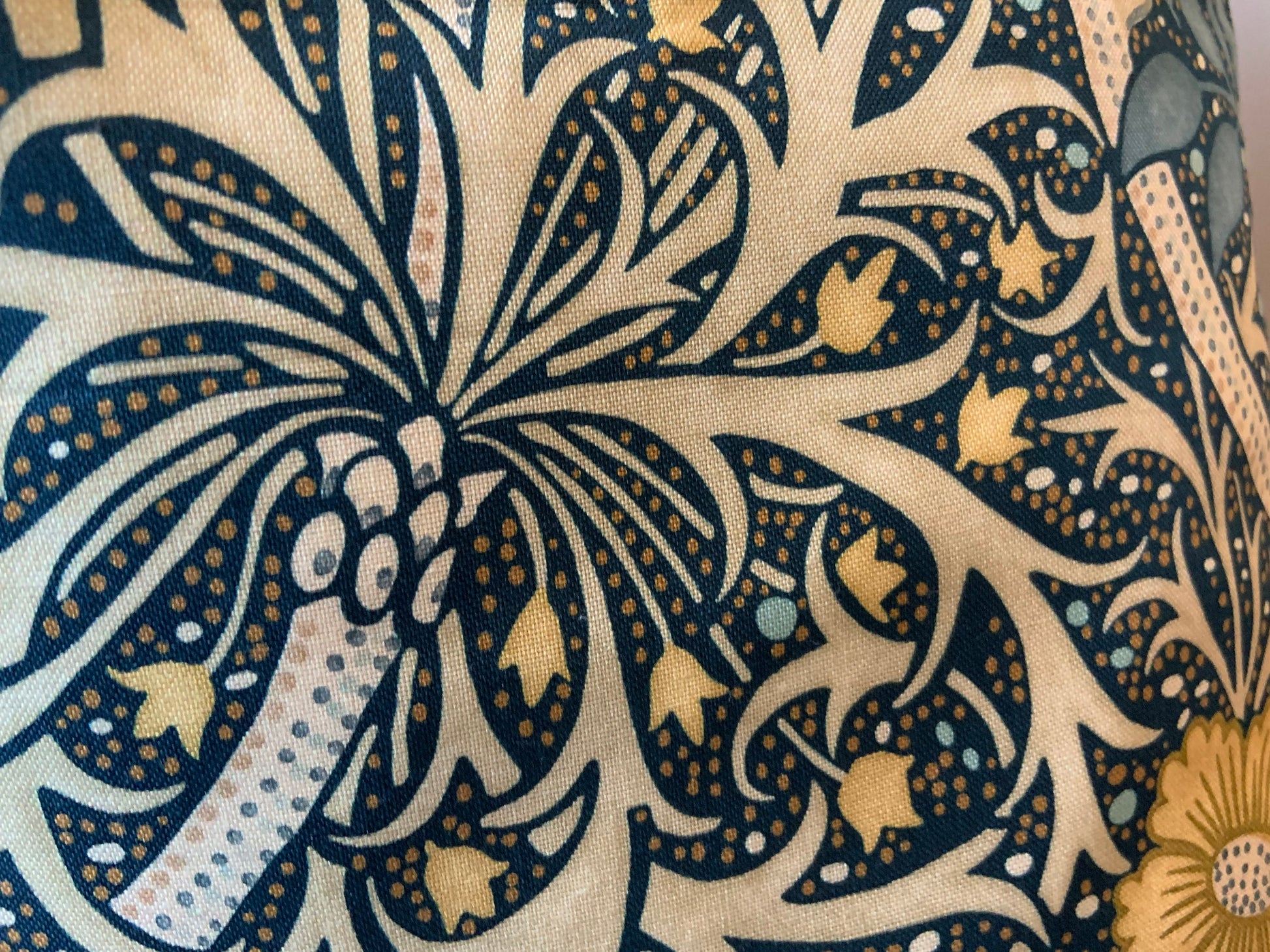 William Morris Seaweed Fabric Designer Cushion Pillow Cover Blue Green
