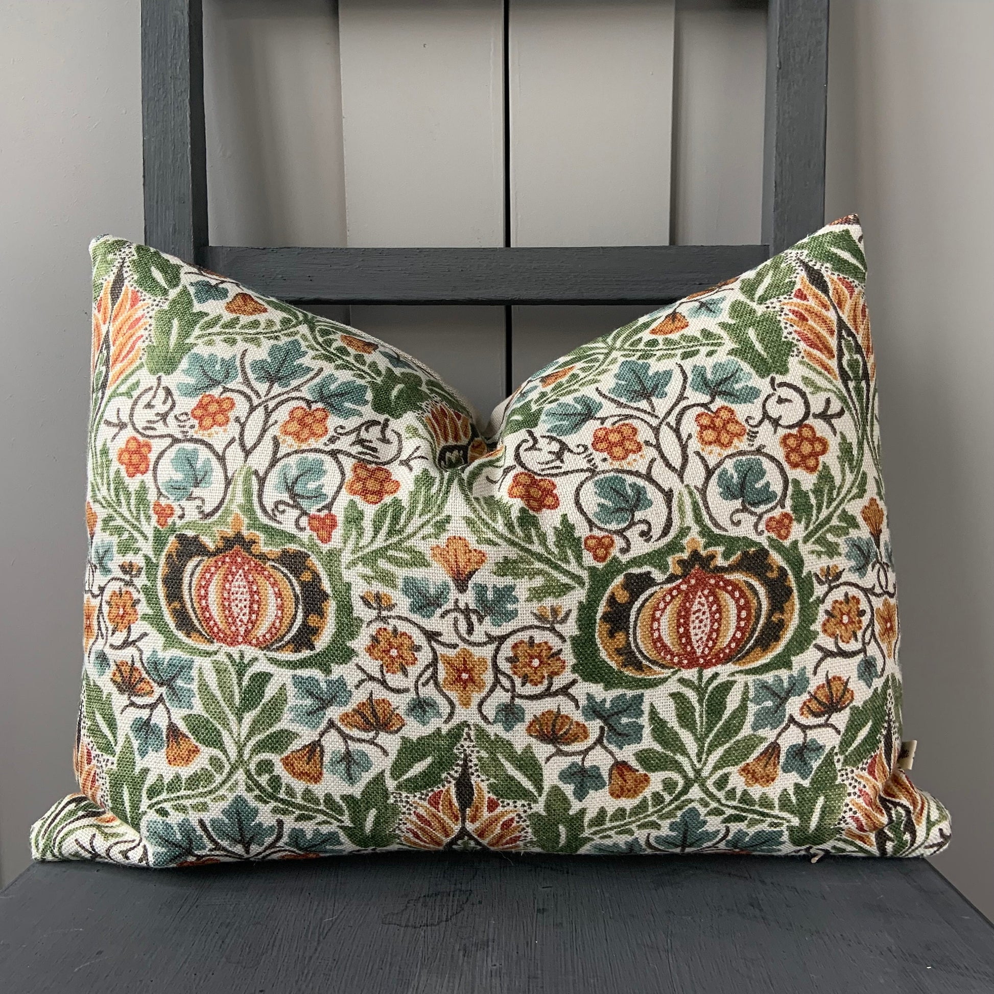 William Morris Little Chintz Green Fabric Vintage Designer cushion Pillow Cover