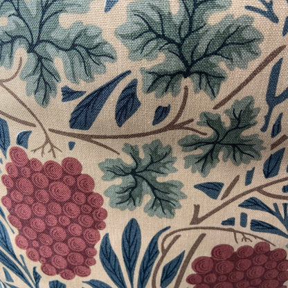 William Morris Luxury Designer Vine Blue Green Cushion Pillow Cover