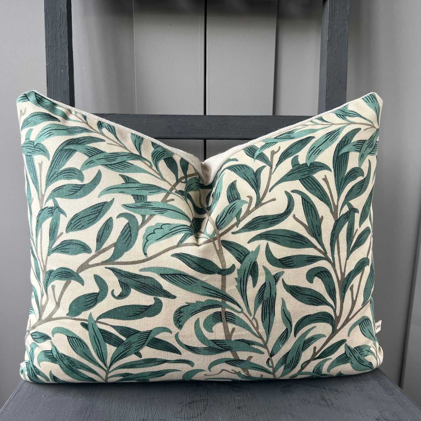 William Morris Designer Fabric Willow Bough Green Luxury Cushion Pillow Cover