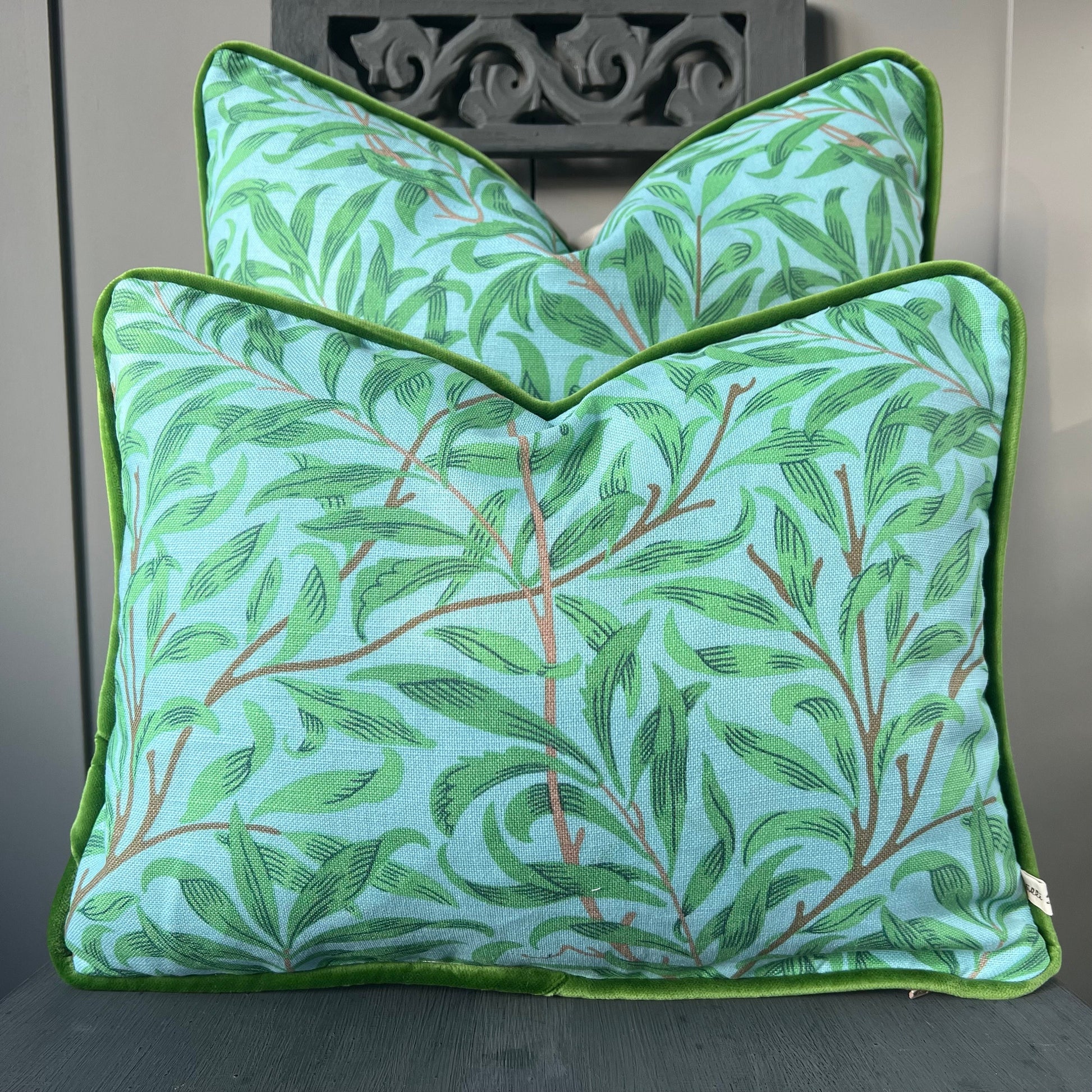 William Morris Ben Penreath Willow Bough Blue Green Cushion Pillow Throw Cover