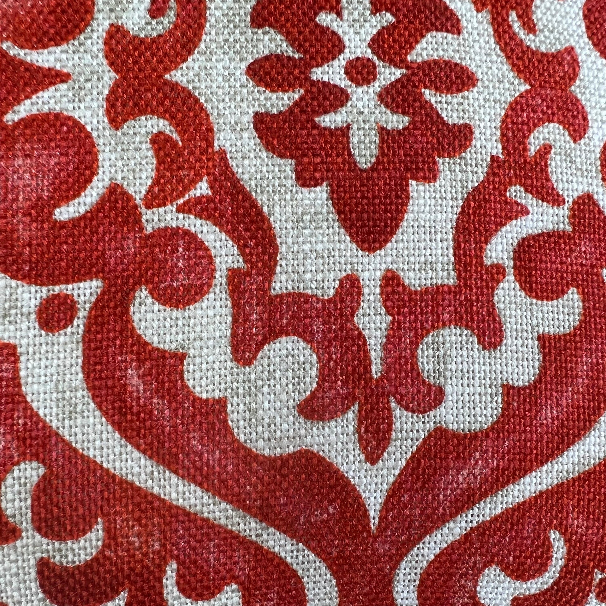 Jane Churchill Blakewater Designer Linen Orange Fabric Sofa Cushion Pillow Cover Throw