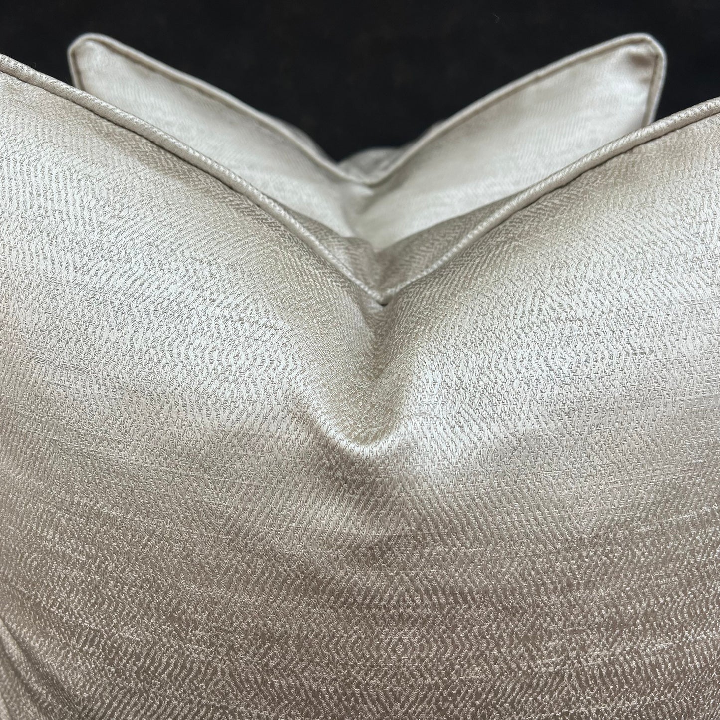 Gold Contemporary Luxury Designer Textured Cushion Pillow Cover