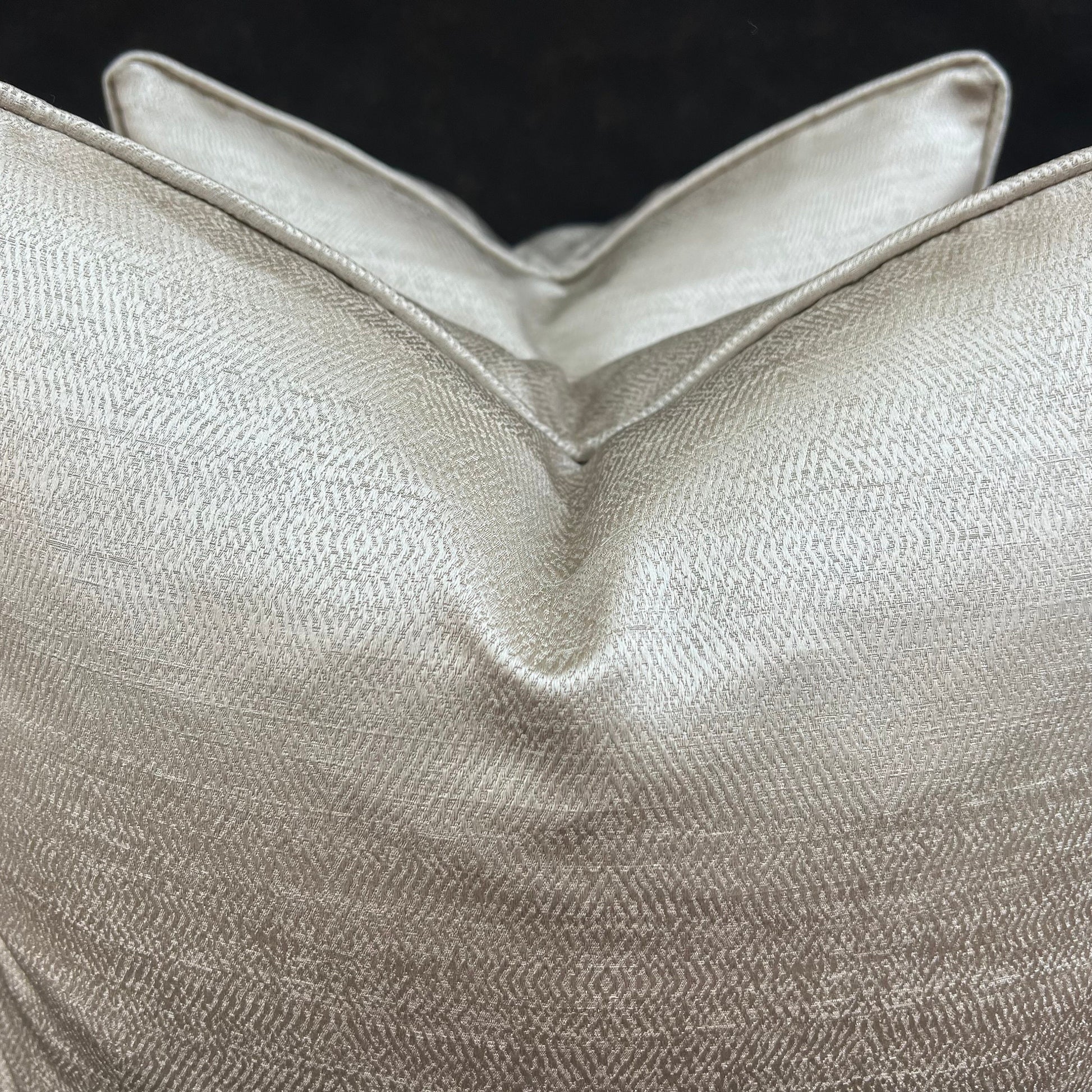 Gold Contemporary Luxury Designer Textured Cushion Pillow Cover