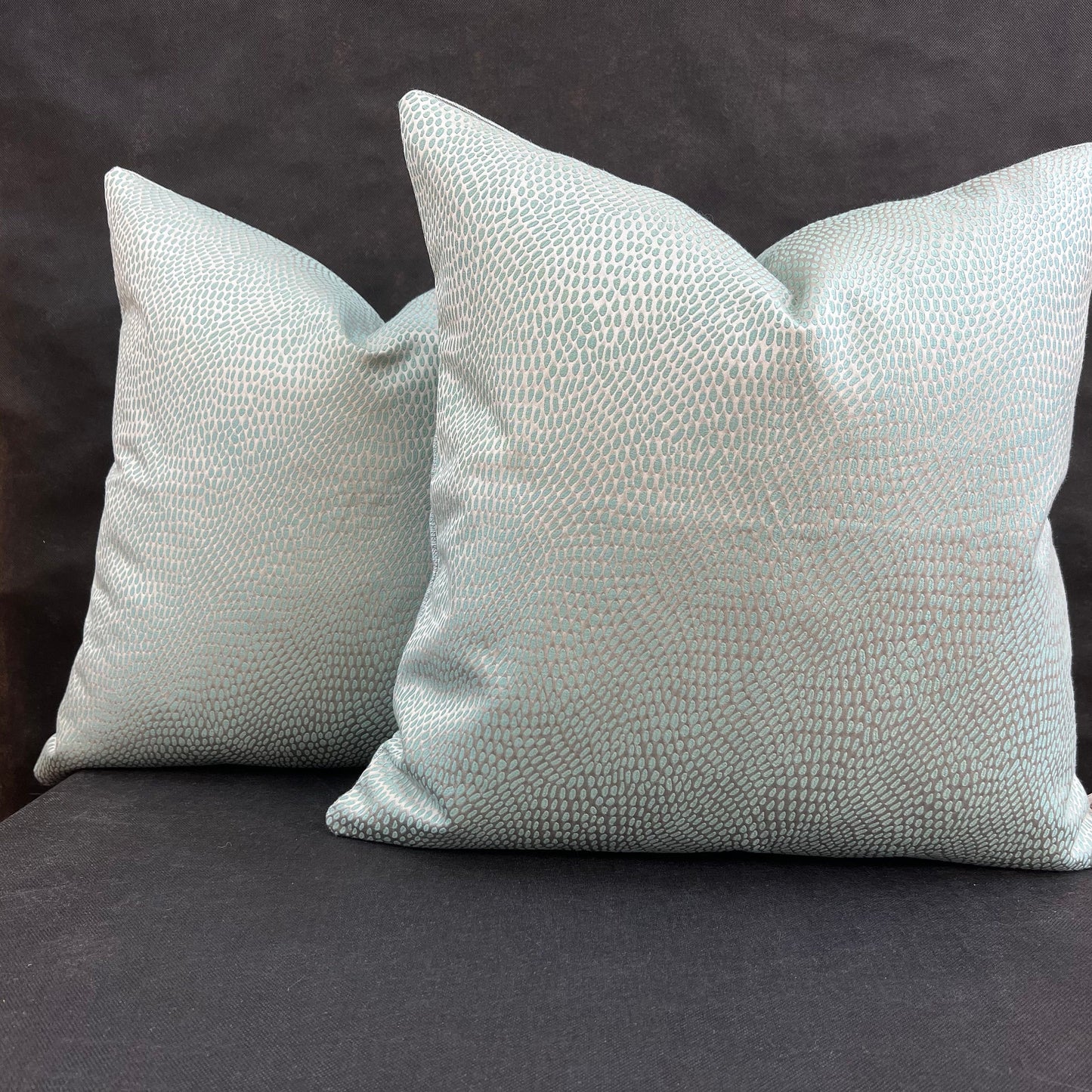 Verel de Belval Kooris Contemporary Luxury Designer Sage Green Cushion Pillow Cover