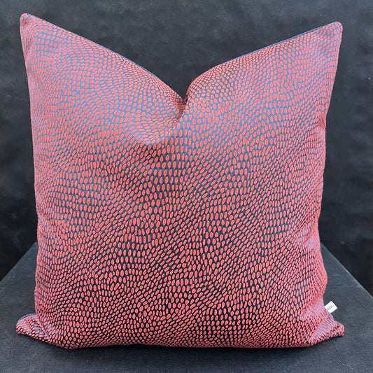 Verel de Belval Kooris Contemporary Luxury Designer Red Blue Cushion Pillow Cover