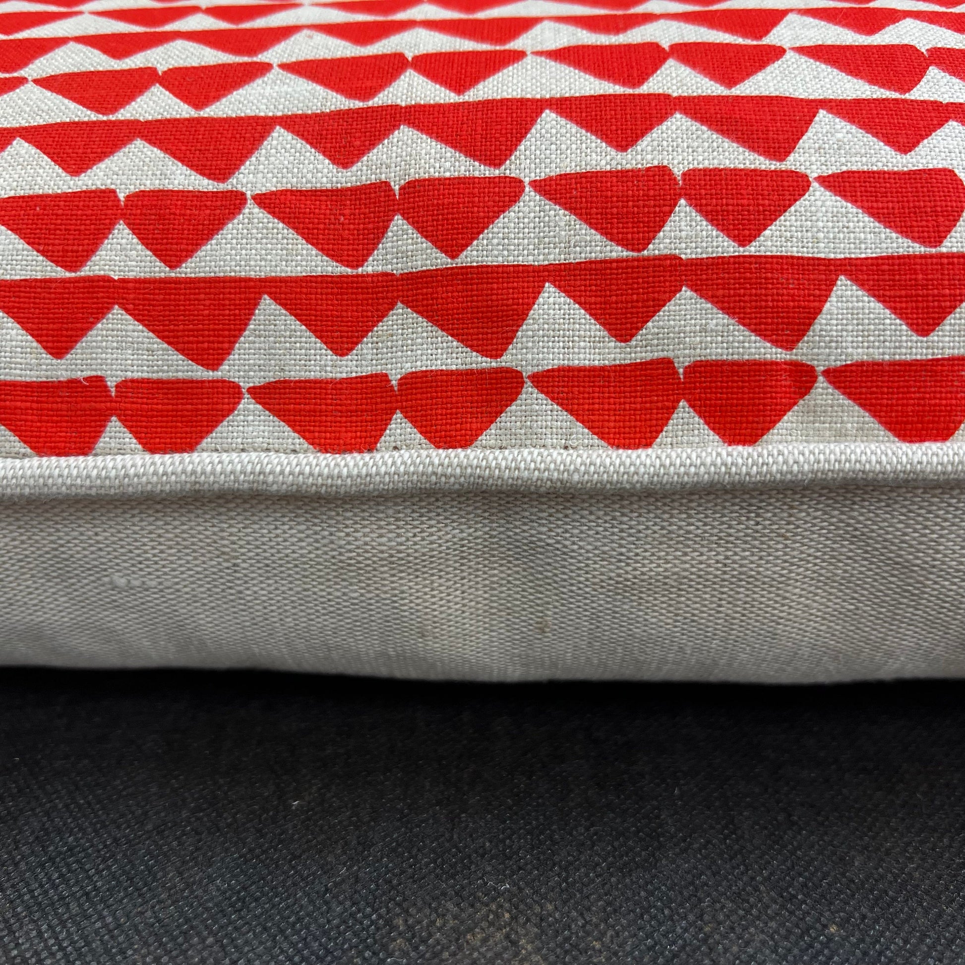 Bird In The Hand Maligoe Contemporary Orange Geometric Cushion Pillow Cover