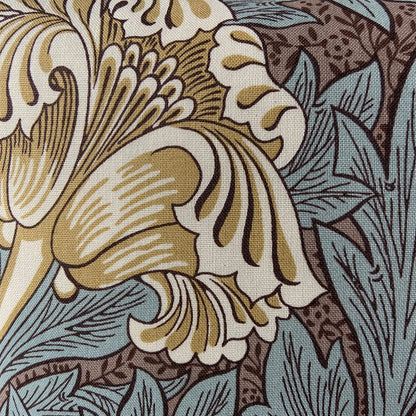 William Morris Fabric Tulip Bullrush Slate Vintage Designer Cushion Cover