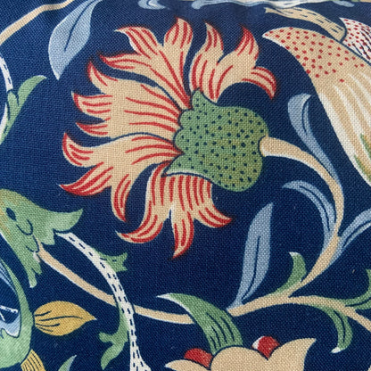 William Morris Luxury Designer Vintage Lodden Blue Cushion Pillow Cover