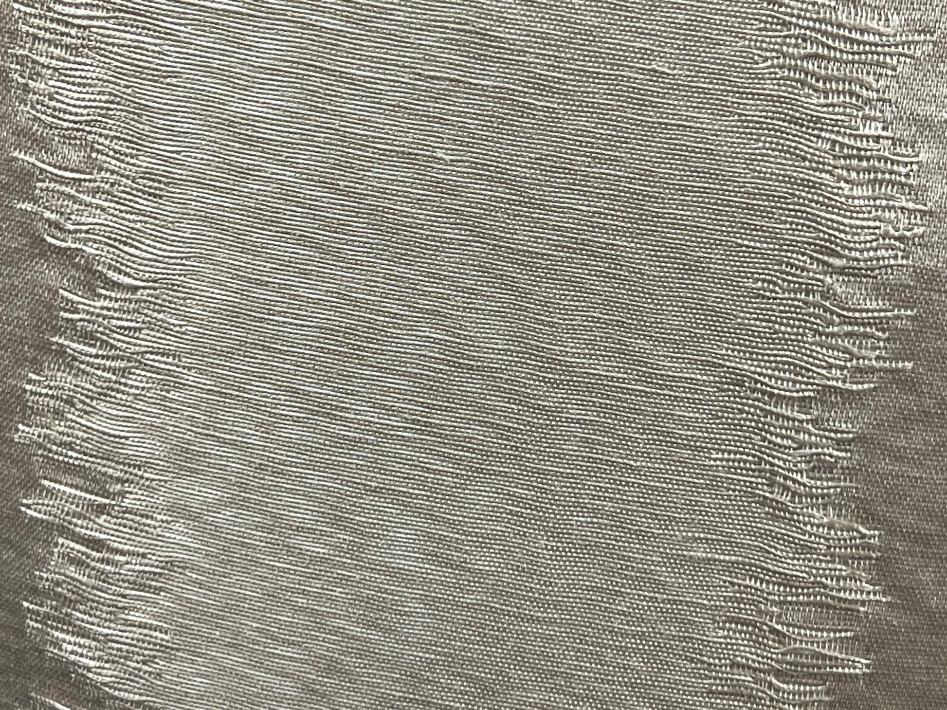 Luxury Designer Taupe Neutral Contemporary Satin Striped Fabric Cushion Pillow Cover