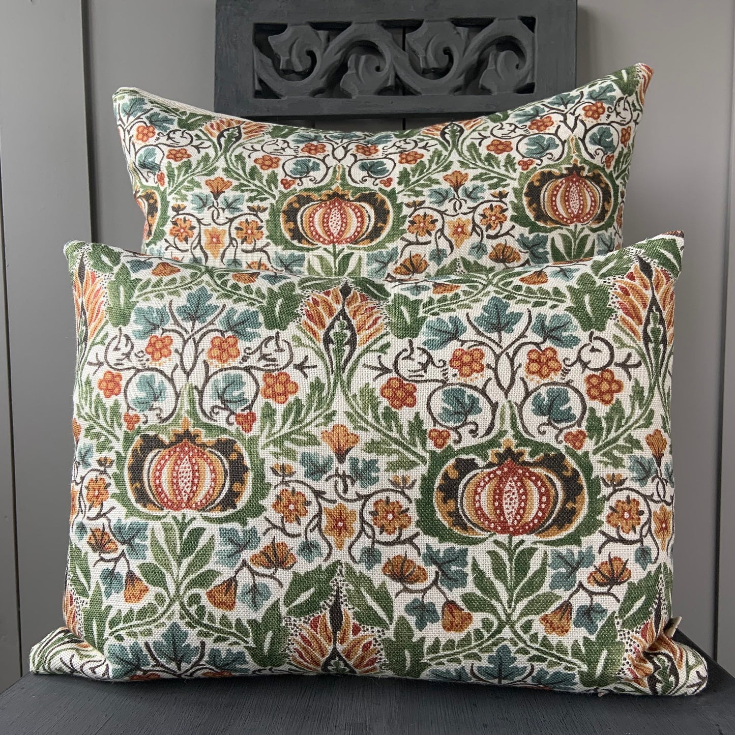 William Morris Little Chintz Green Fabric Vintage Designer cushion Pillow Cover
