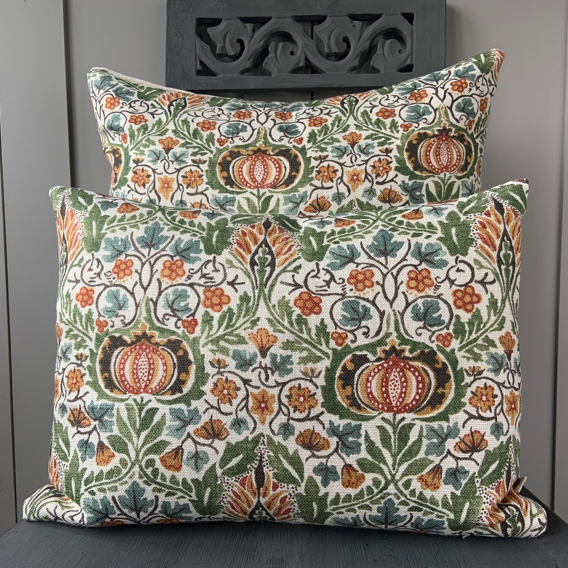 William Morris Little Chintz Green Fabric Vintage Designer cushion Pillow Cover