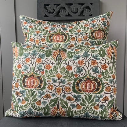 William Morris Little Chintz Green Fabric Vintage Designer cushion Pillow Cover