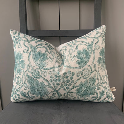 William Morris Grapevine Sage Fabric Vintage Designer cushion Pillow Cover