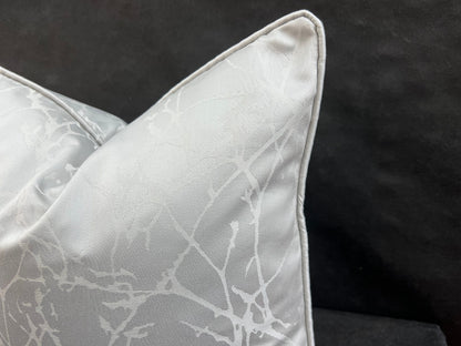Romo Luxury Designer Arbor Tree Grey Silver Contemporary Cushion Pillow Cover