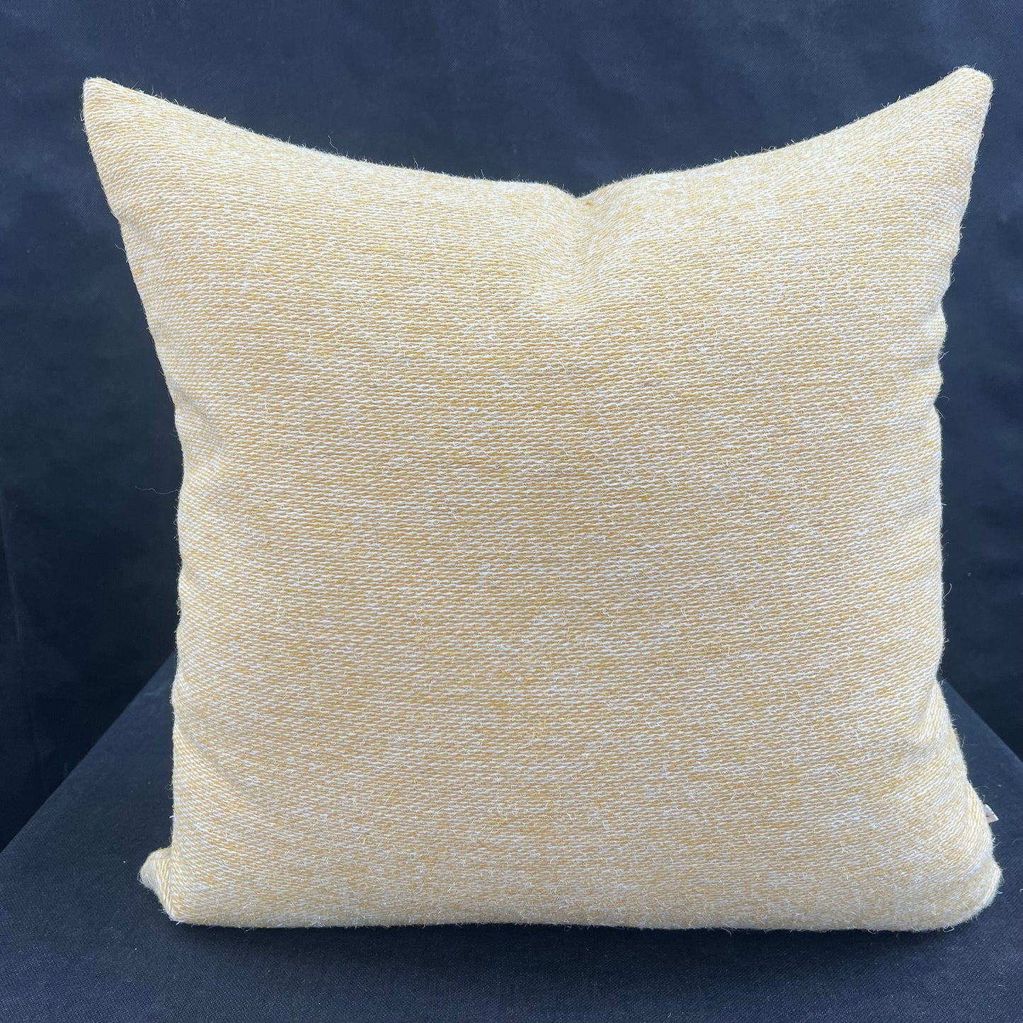 Luxury Designer Plain Corn Yellow Gold Textured Linen Fabric Cushion Pillow Cover