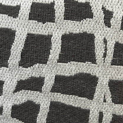 Zinc Textiles "Lautner" Contemporary Abstract Grey Silver Woven Sofa Cushion Pillow Cover