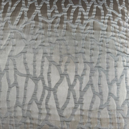 Zinc Wallis Luxury Designer Beige Gold Contemporary Abstract Fabric Cushion Cover Throw Pillow