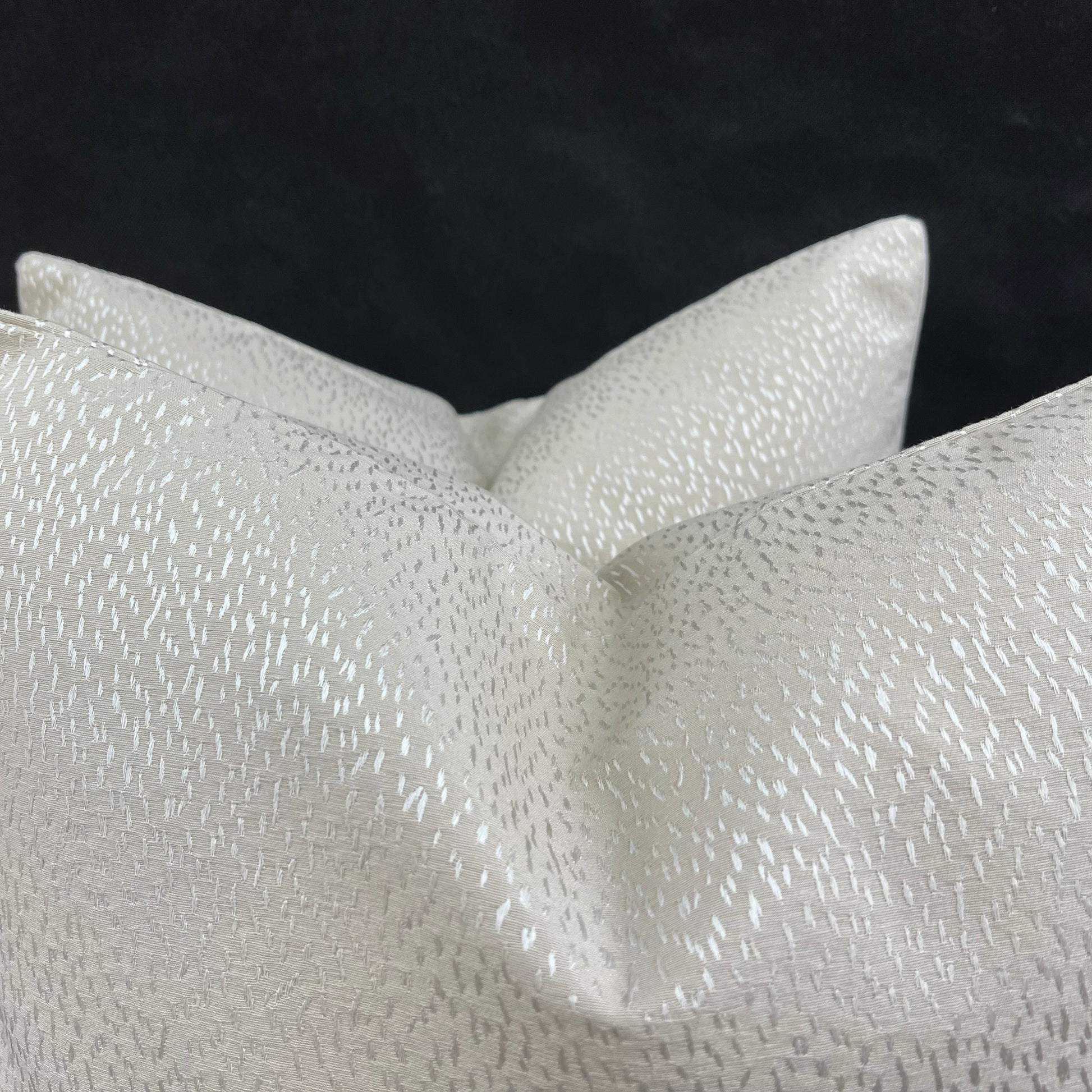 Luxury Designer Beige Cream Spotted Neutral Cushion Pillow Sofa Cover
