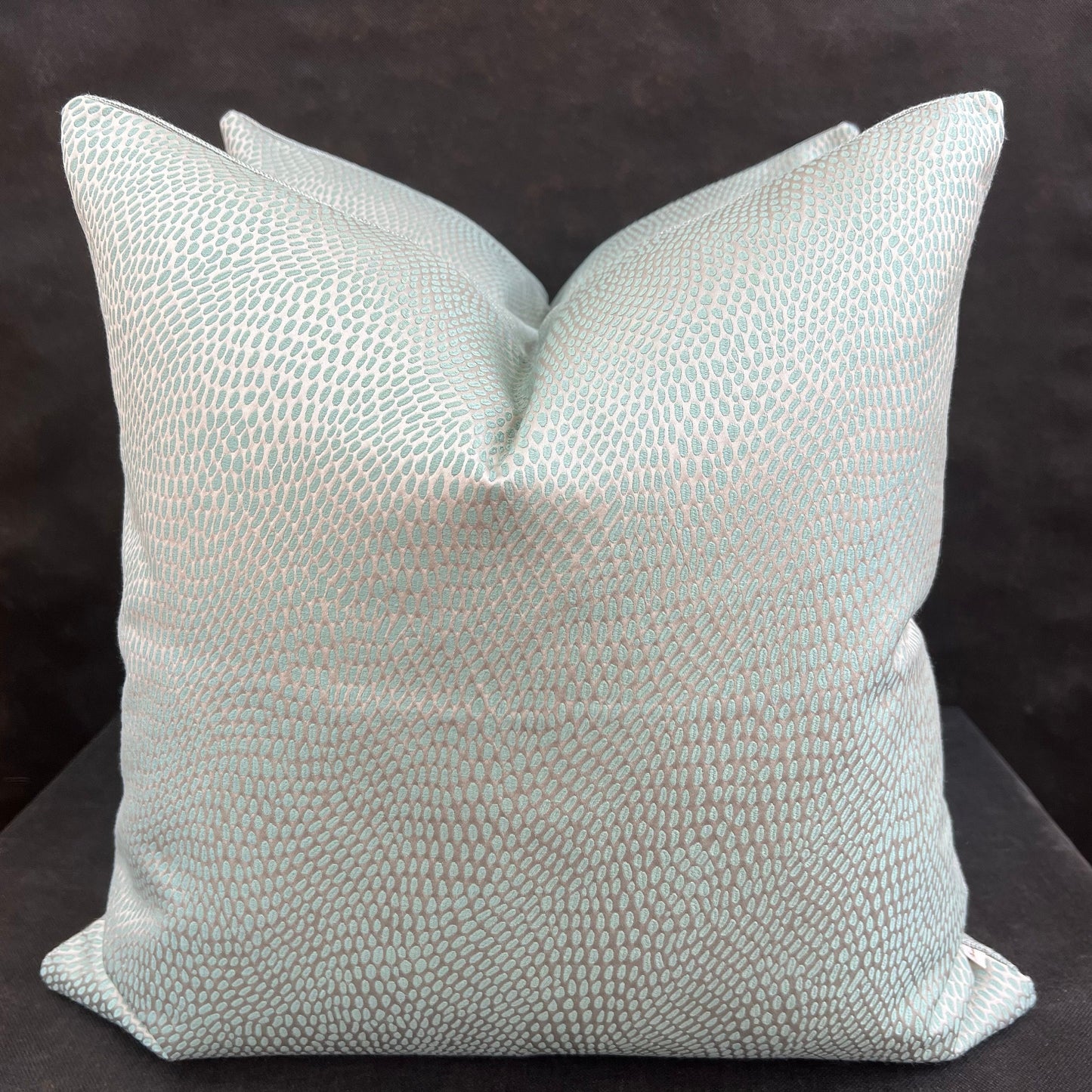 Verel de Belval Kooris Contemporary Luxury Designer Sage Green Cushion Pillow Cover