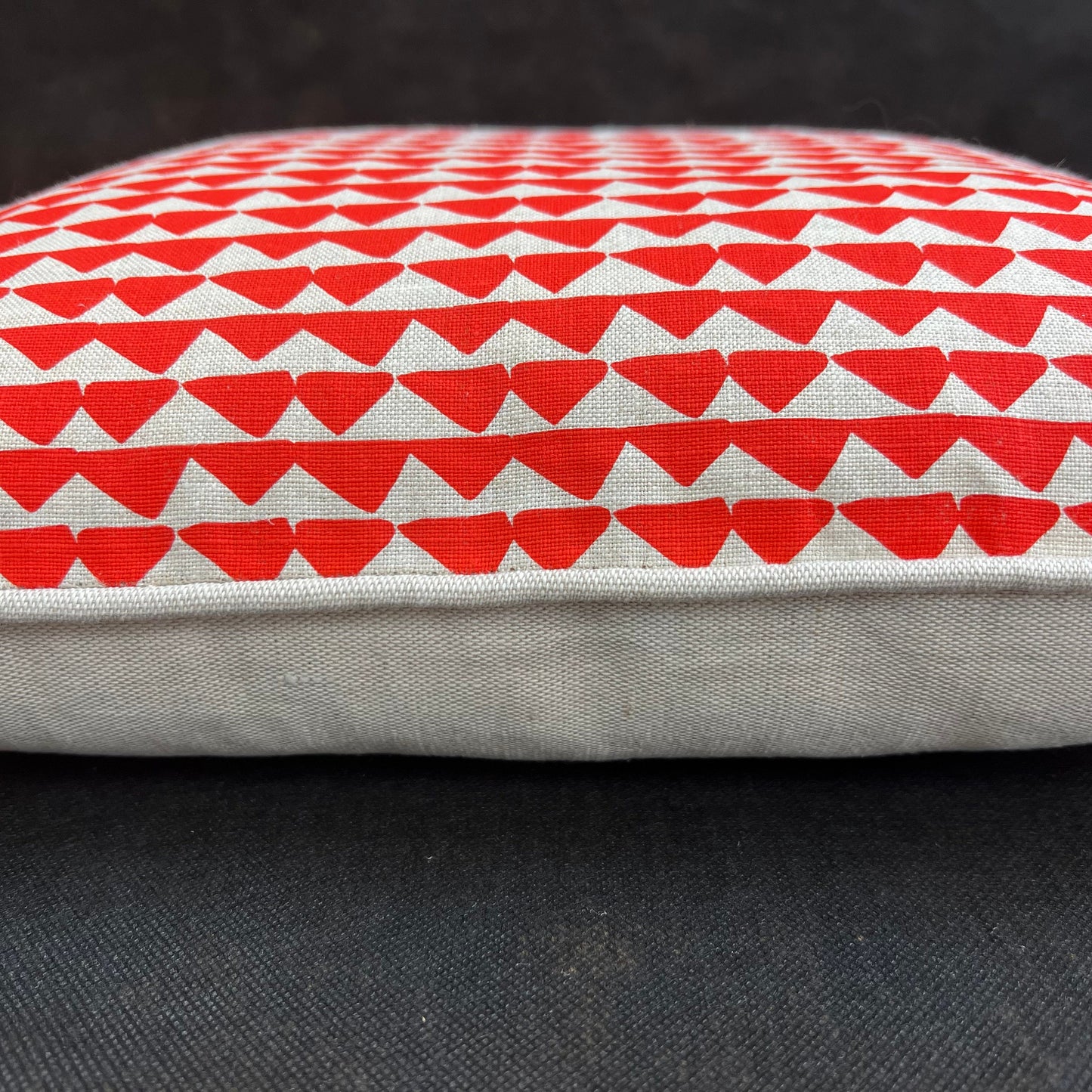 Bird In The Hand Maligoe Contemporary Orange Geometric Cushion Pillow Cover