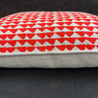 Bird In The Hand Maligoe Contemporary Orange Geometric Cushion Pillow Cover