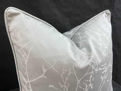 Romo Luxury Designer Arbor Tree Grey Silver Contemporary Cushion Pillow Cover