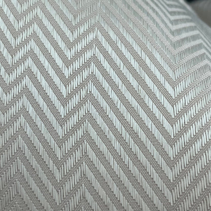Luxury Designer Neutral Blush Pink Herringbone Satin Cushion Pillow Cover