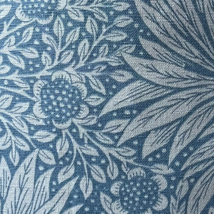 William Morris Marigold Luxury Designer Fabric Vintage China Blue Floral Cushion Pillow Cover
