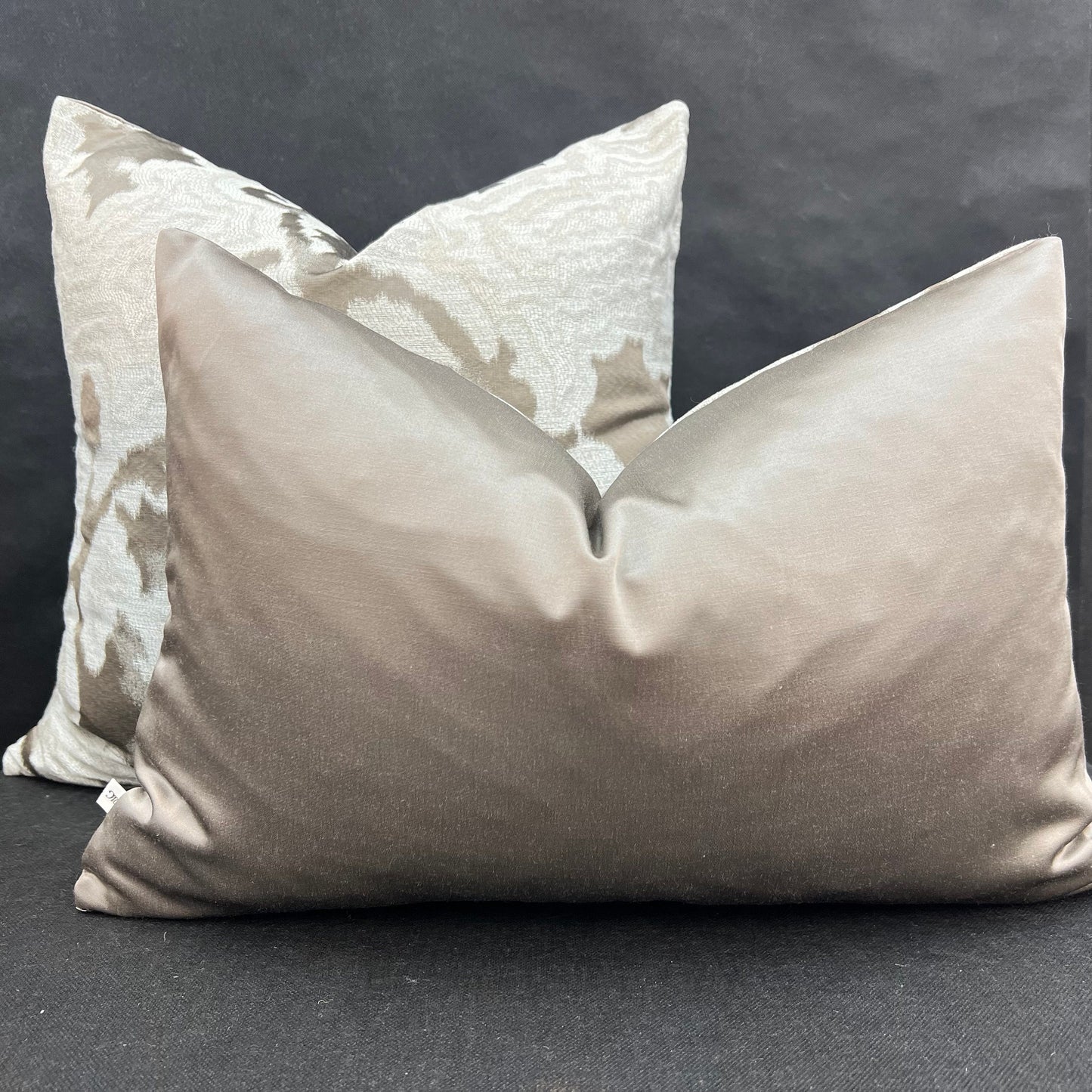 Sahco Mida Designer Beige Cream Abstract Contemporary Sofa Cushion Pillow Cover