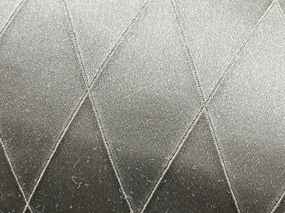Sahco Diamant Luxury Designer Gun-Metal Grey Geometric Lumbar Cushion Pillow Cover