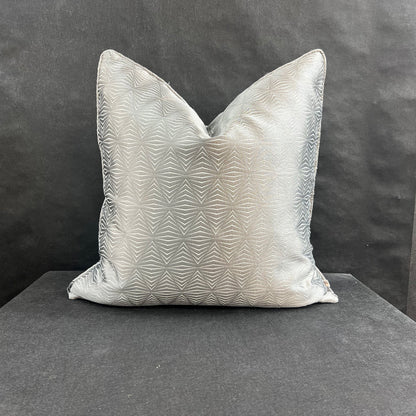 Zoffany Juno Luxury Designer Geometric Grey Fabric Cushion Pillow Cover