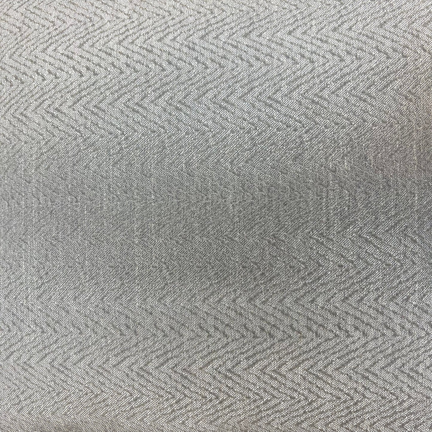 Luxury Designer Taupe Beige Geometric Zig Zag Fabric Cushion Pillow Throw Cover