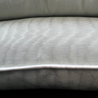 Dedar Amoir Fou Luxury Designer Plain Green Moire Silk Cushion Pillow Throw Cover
