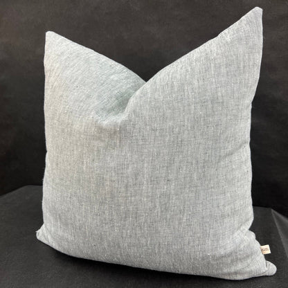 Romo Luxury Designer Asolo Plain Grey Linen Cushion Throw Pillow Cover