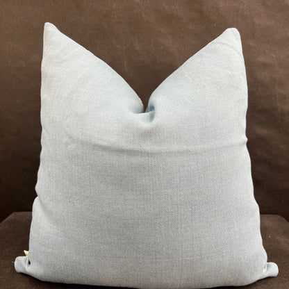 William Yeoward Nunzia Blue Cream Striped Fabric Cushion Pillow Cover