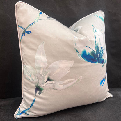 Luxury Designer Romo Saphira Contempoary Grey Blue Cushion Pillow Cover
