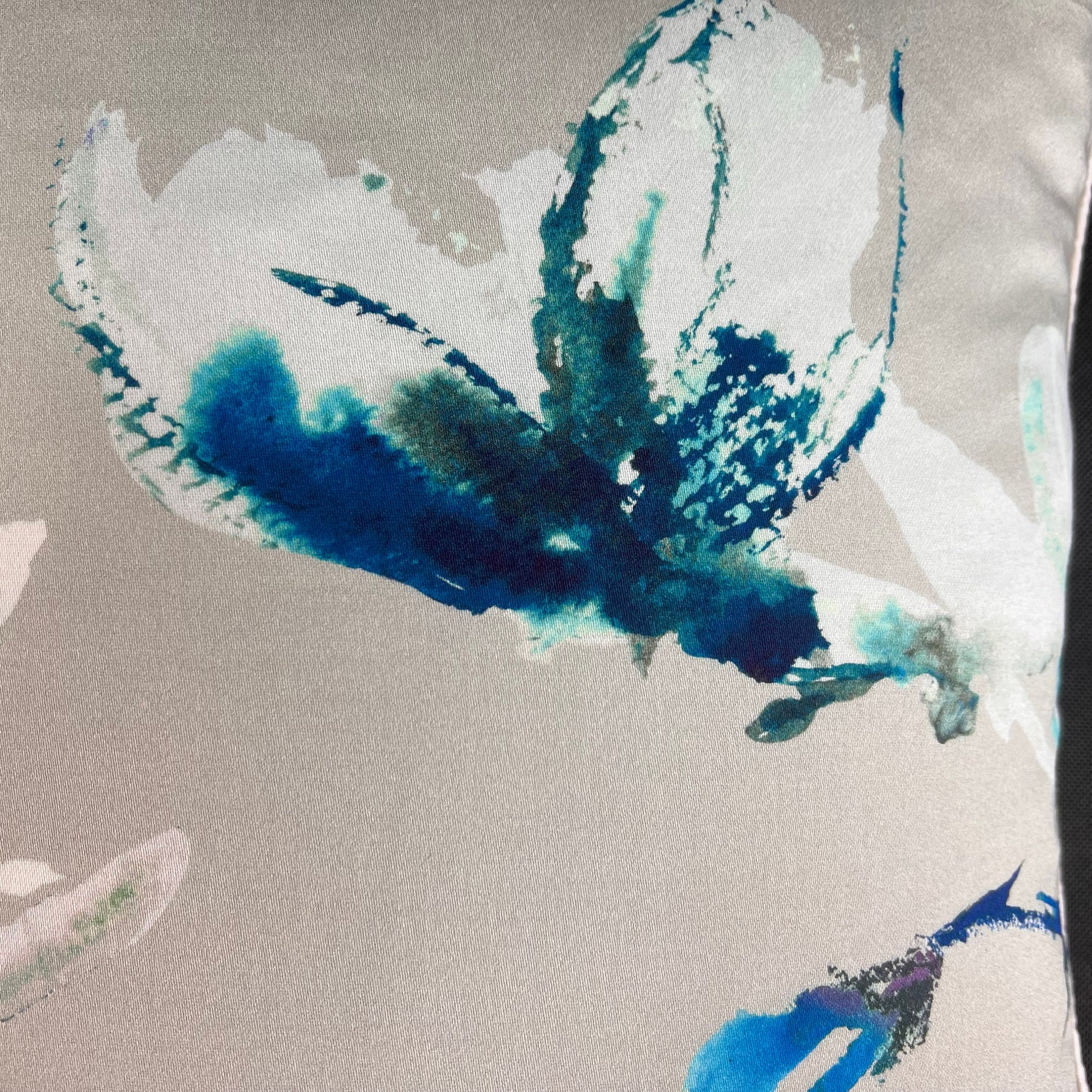 Luxury Designer Romo Saphira Contempoary Grey Blue Cushion Pillow Cover