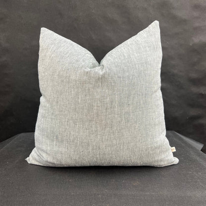 Romo Luxury Designer Asolo Plain Grey Linen Cushion Throw Pillow Cover