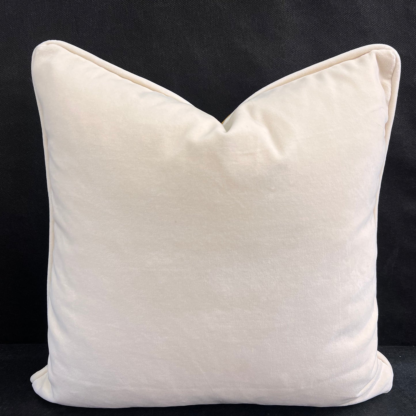 Zinc Falconetto Luxury Designer Contemporary Orange Mustard Velvet Cushion Throw Pillow Cover