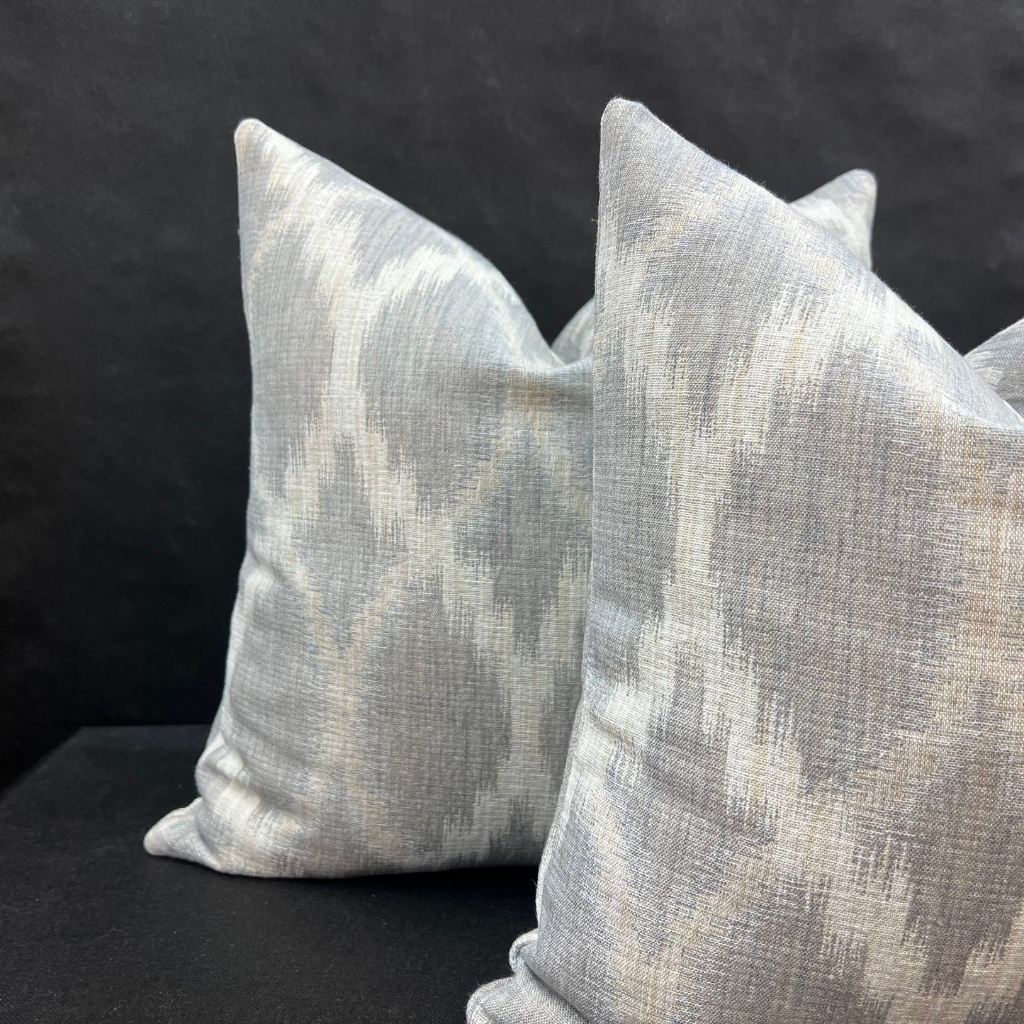 Jane Churchill Fontaine Designer Blue Fabric Sofa Cushion Pillow Cover Throw
